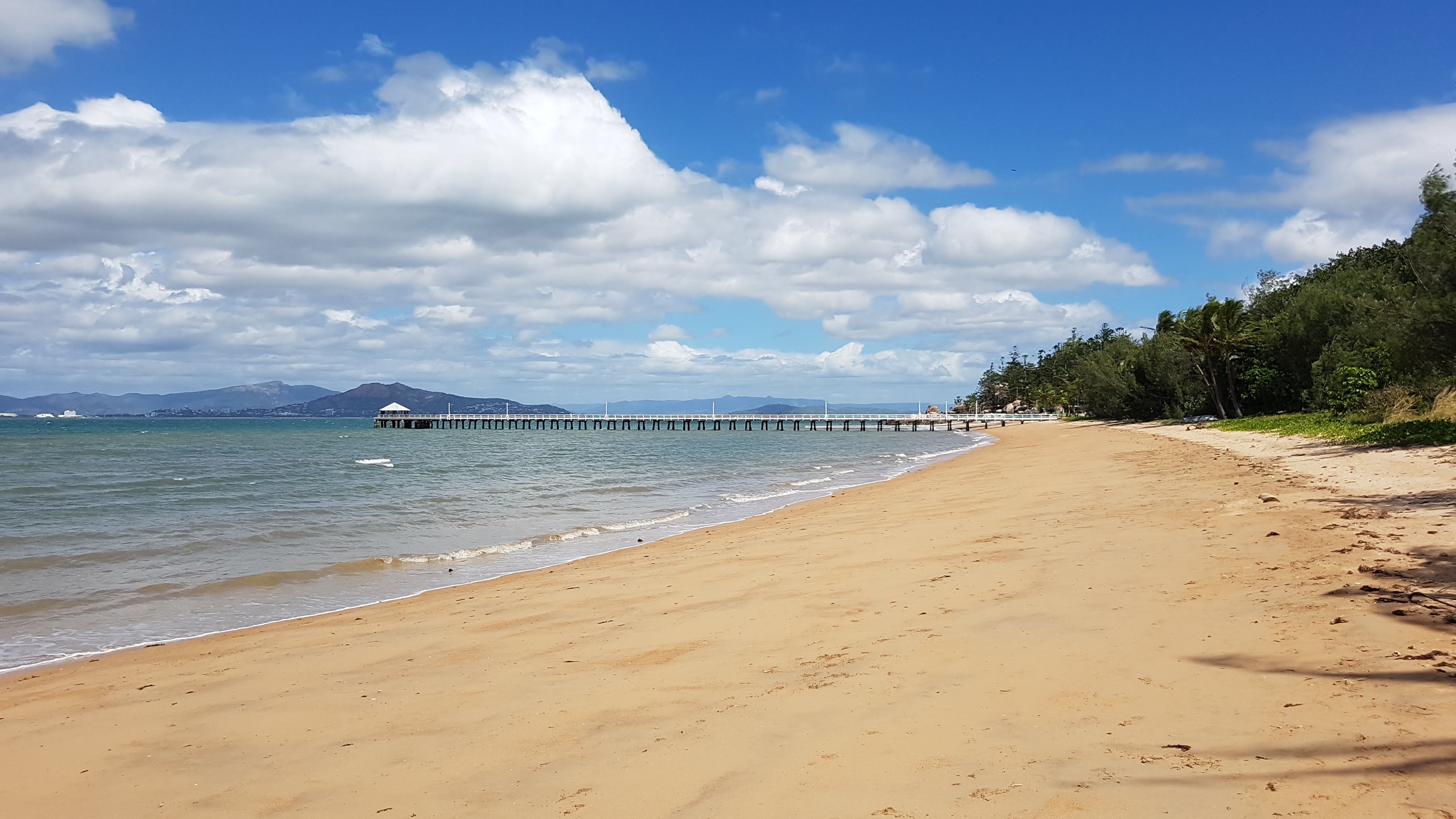 View over a random beach on magnetic island