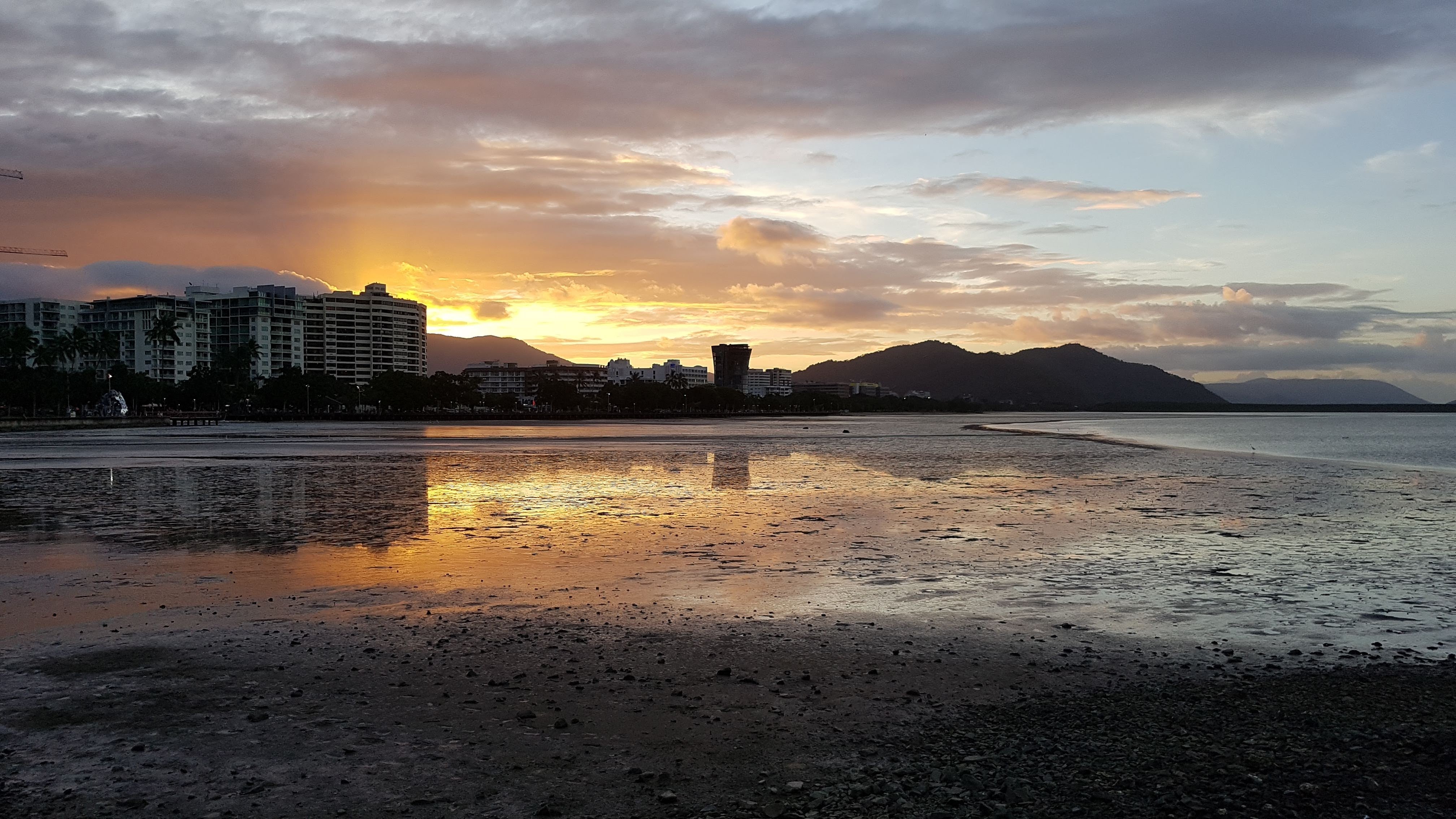 Sunset over Cairns